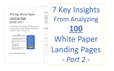 7 Insights From Analyzing 100 White Paper Landing Pages – 2/2